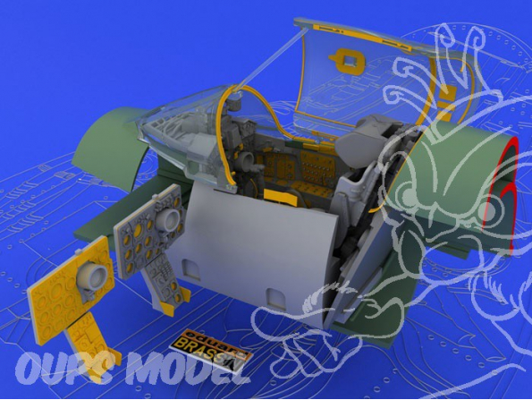 Eduard kit d&39amelioration brassin 648038 Interieur de Mig-21 SMT 1/48