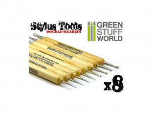 Green Stuff 363353 8x Outils STYLOS Stylus avec Boules