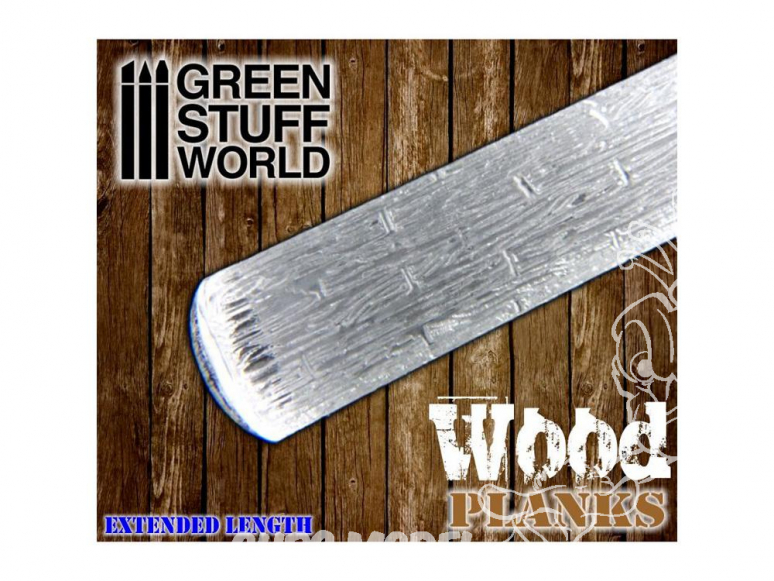 Green Stuff 362264 Rouleaux texturés effet PLANCHES de BOIS