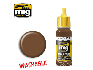 MIG peinture authentique 107 Terre Washable 17ml