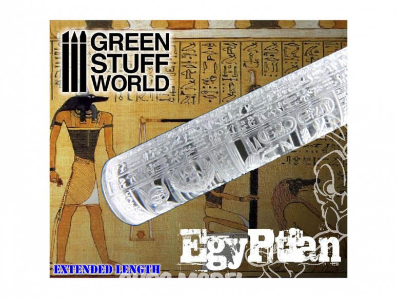 Green Stuff 363759 Rouleaux texturés effet ÉGYPTIEN