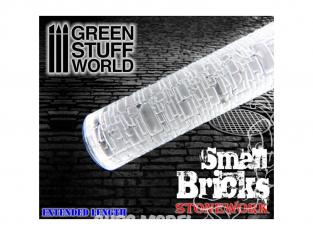 Green Stuff 363766 Rouleaux texturés effet petites BRIQUES