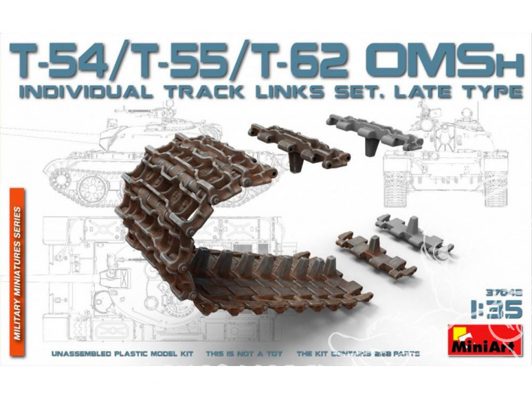 Mini Art maquette accessoires militaire 37048 Set de chenilles pour T-54,T-55,T-62 OMSh Late TYPE 1/35