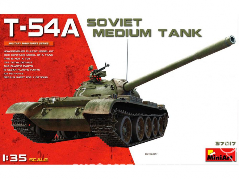 Mini Art maquette militaire 37017 Char sovietique T-54A 1/35