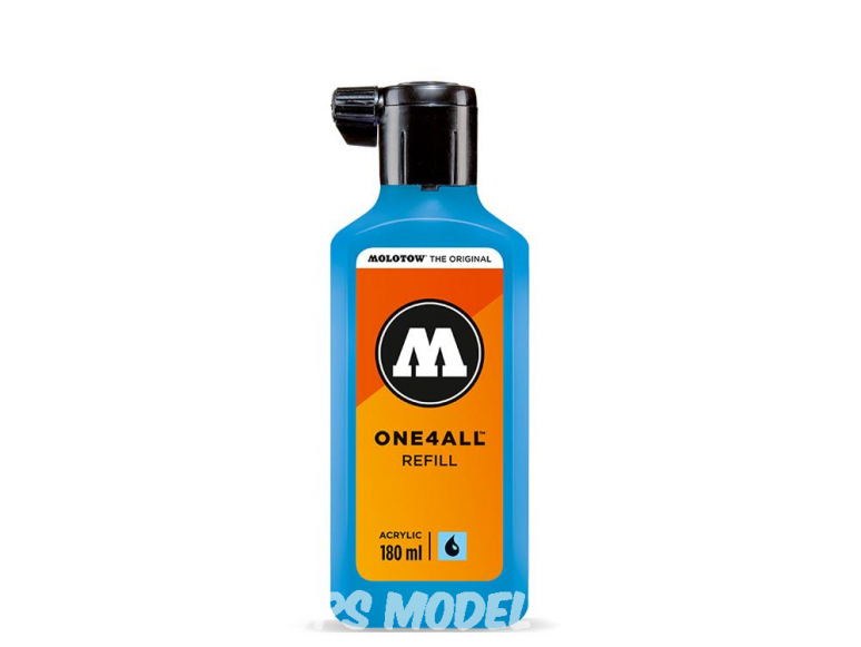 Molotow 692180 Recharge 180ml Noir Signal