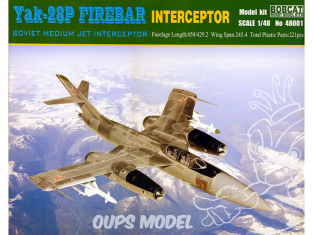 Bobcat Hobby Model Kits 48001 Yak-28P Firebar Interceptor 1/48