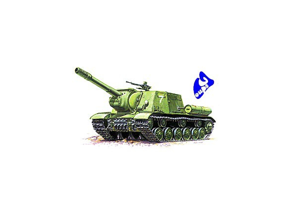 Zvezda maquette plastique 3532 Canon Automoteur ISU152 1/35