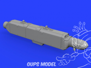Eduard kit d'amelioration avion brassin 648363 AN/ALQ-131 (shallow) ECM pod 1/48