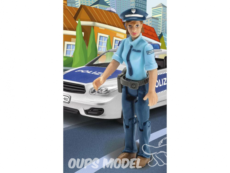 REVELL MAQUETTE ENFANT 00750 JUNIOR KIT Femme policier 1/20