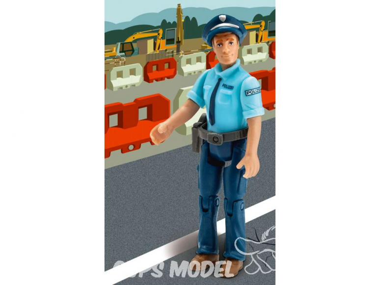 REVELL MAQUETTE ENFANT 00751 JUNIOR KIT Policier 1/20