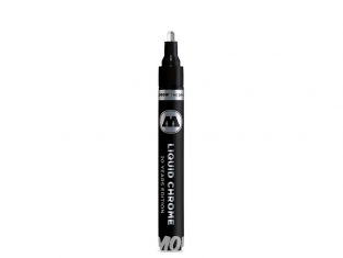 Molotow 703103 marqueur rechargeable Liquid Chrome pointe 3mm