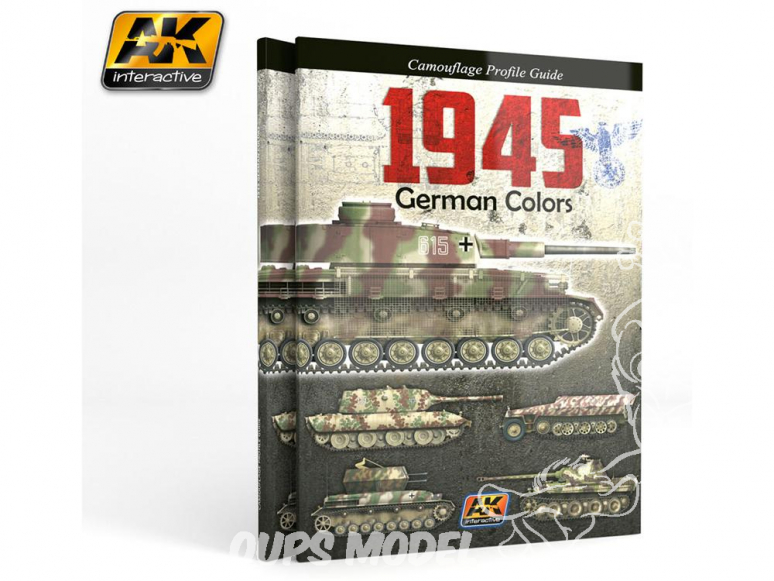 Ak Interactive livre AK403 Profile guide 1945 Couleurs Allemandes en Anglais
