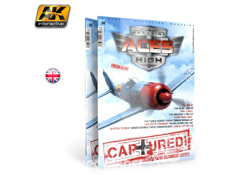 Ak interactive Magazine Aces High AK2914 N°8 Captured - Capturé En Anglais