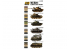 Ak Interactive Set peinture Afv Series AK4230 Couleurs camouflage MERDC 8 x 17ml