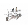 Cmk kit figurine F72330 Barracuda Mechaniciens (3 figurines avec imperméable) pour kit Special Hobby 1/72