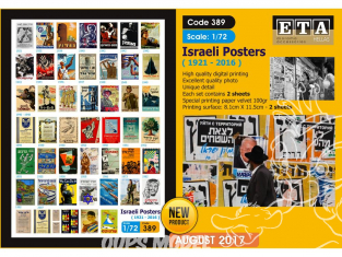 ETA diorama 389 Posters Israéliens 1921 - 2016 1/72