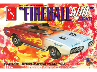 AMT maquette voiture 1068 George Barris Fireball 500 (Boite Commémorative) 1/25