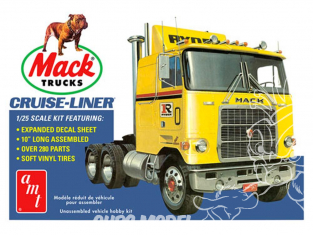 AMT maquette camion 1062 Mack Cruise-Liner Tracteur de semi 1/25