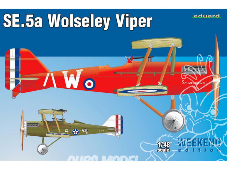 EDUARD maquette avion 8454 SE.5a Wolseley Viper WeekEnd Edition 1/48