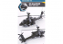 Academy maquette Helicoptére 12551 Apache AH-64D US Army Block II Late version 1/72