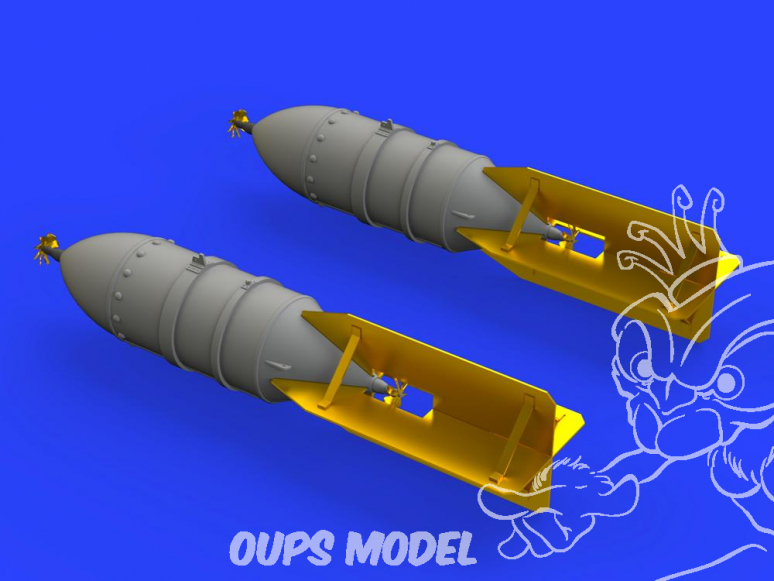 Eduard kit d'amelioration avion brassin 648378 Bombes Soviétiques FAB 500 WWII 1/48