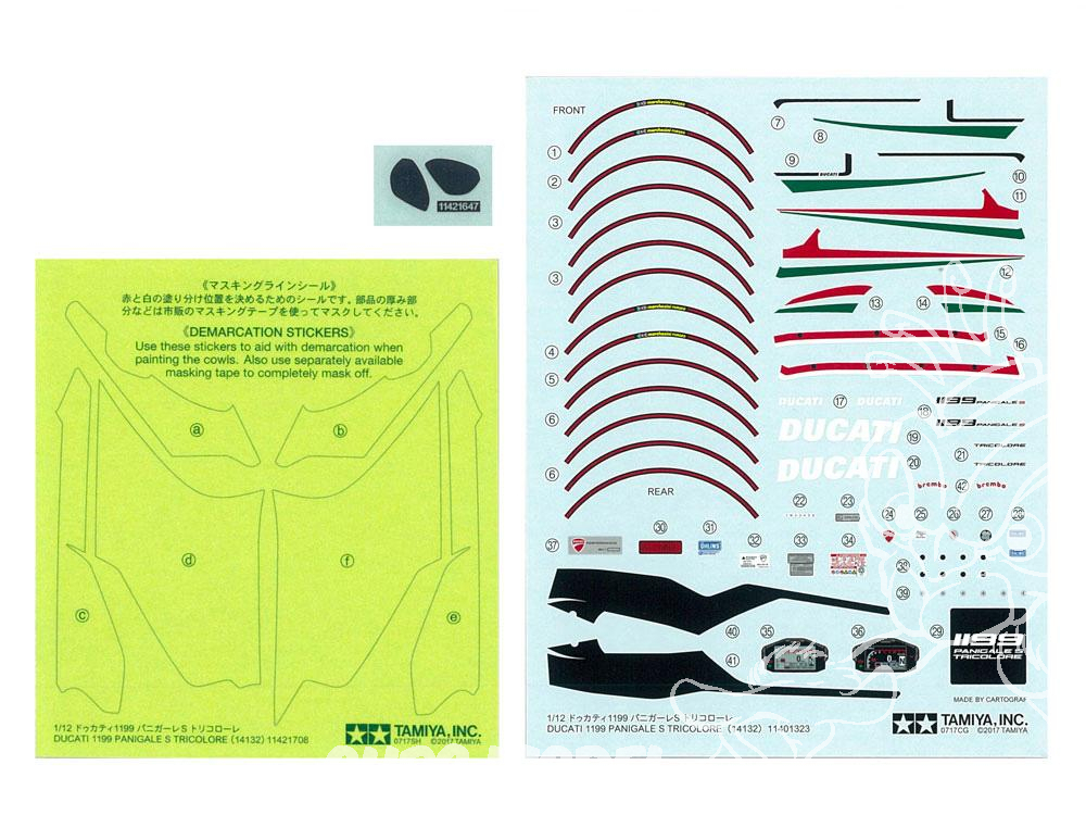 Maquette moto Ducati 1199 Panigale S - Tamiya 14129 - 1/12