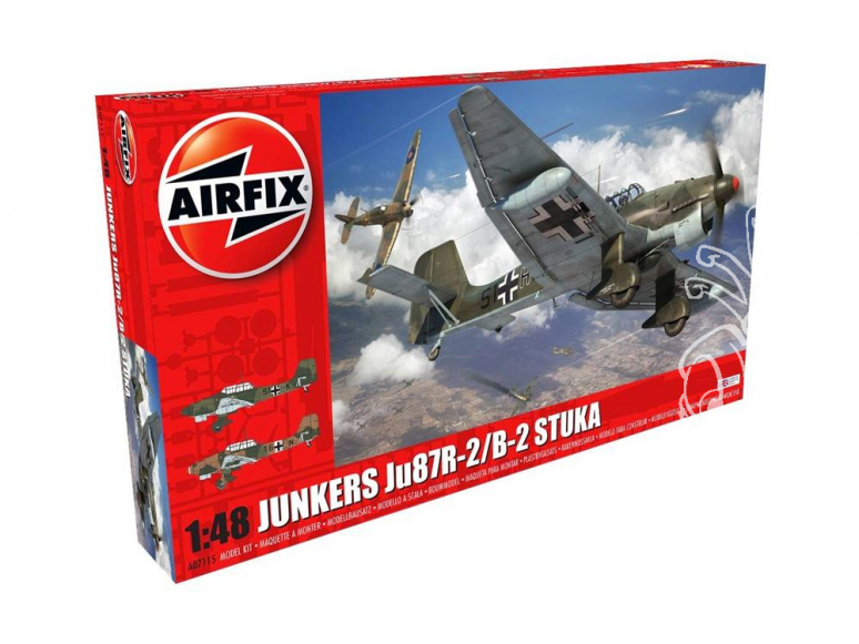 Junkers JU87B-2/R-2 Airfix maquette avion A07115 1/48