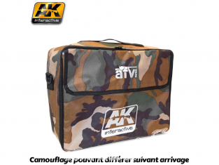 Ak Interactive AK321 Mallette vide camouflage en tissus pour peintures série AFV