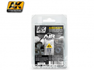 Ak Interactive Set Weathering AK2000 Effets moteur 3 x 35ml