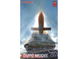 Lanceur de missile mobile V1 de l'Allemagne sur base de char E75 1/72 Modelcollect maquette militaire 72093