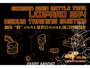 Système de formation AGDUS pour Char Allemand Leopard 2A4 en Resine Meng maquette militaire SPS-042