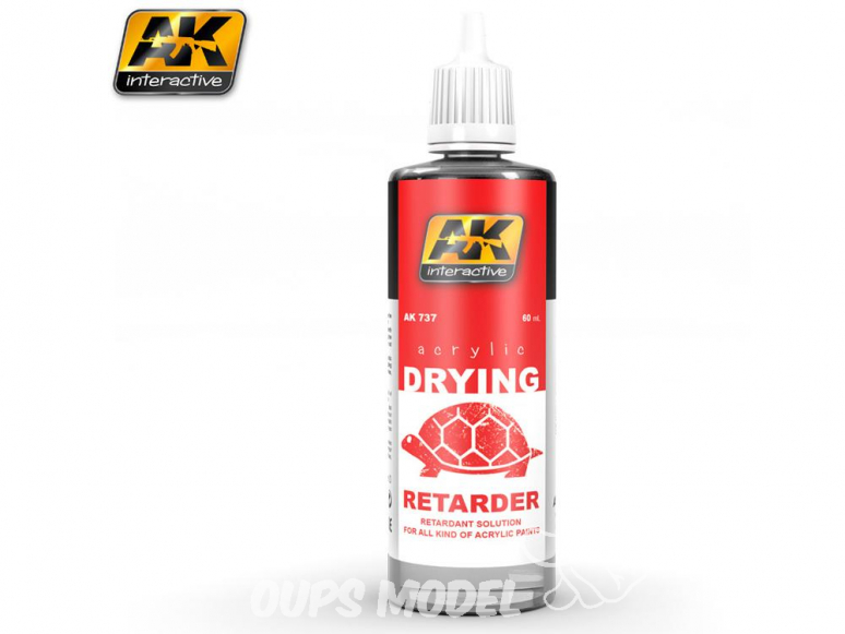 Ak interactive peinture acrylique AK737 Retardateur de séchage acrylique 60ml