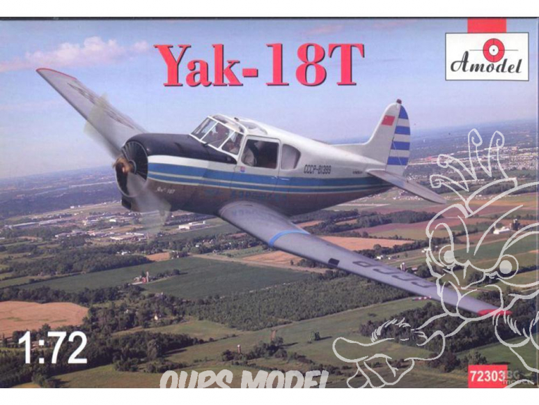 YAKOVLEV YAK-18T Amodel maquettes avion 1/72 72303