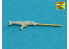 Aber 72L50 Futs de canon pour Machine Gun Allemande MG 34 1/72