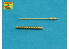 Aber 48L21 Set de 2 canons pour Machine Gun Allemande MG 34 1/48