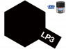 Peinture laque couleur Tamiya LP-03 Noir mat 10ml