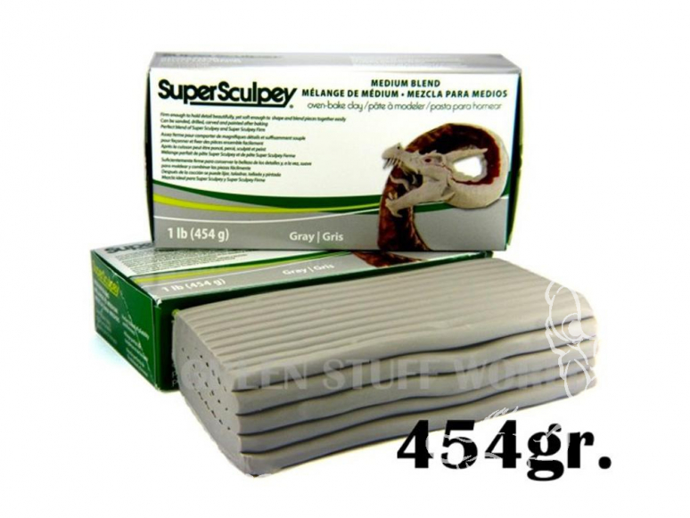 Green Stuff 362752 Super Sculpey Medium Blend 454 gr.