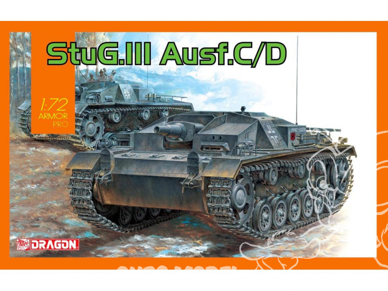 Dragon maquette militaire 7553 Stug.III Ausf.C/D 1/72