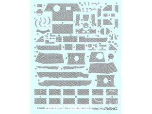 Meng accessoires diorama SPS-053 Set de decalques ZIMMERIT pour SdKfz 171 Panther Ausf.A type 4 1/35