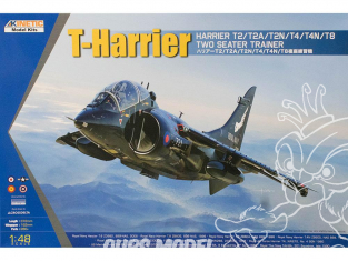 Kinetic maquette avion K48040 T-Harrier T2/T2A/T2N/T4/T4N/T8 Entrainement deux sieges 1/48