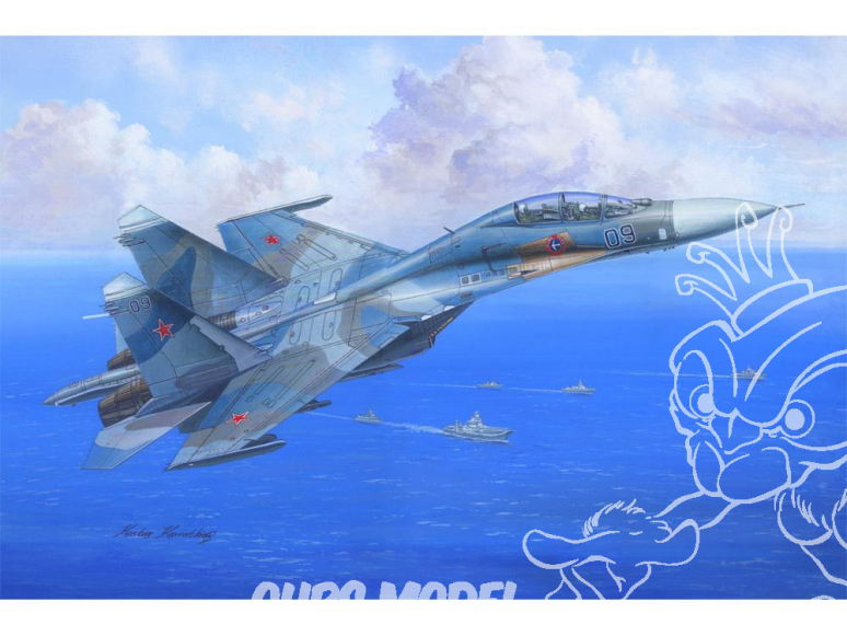 Soukhoï Su -27UB "Flanker" C trainer 81713 Hobby Boss maquette avion 1/48