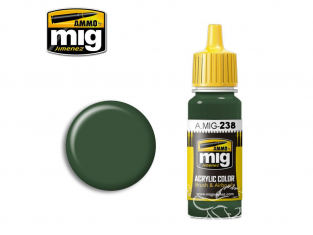 MIG peinture authentique 238 Vert moyen FS34092 17ml