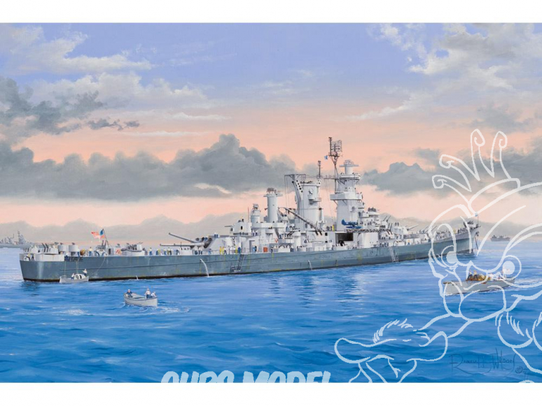 Croiseur de combat "Guam" de la marine américaine CB-2 1/350 Hobby Boss maquettes bateau 86514