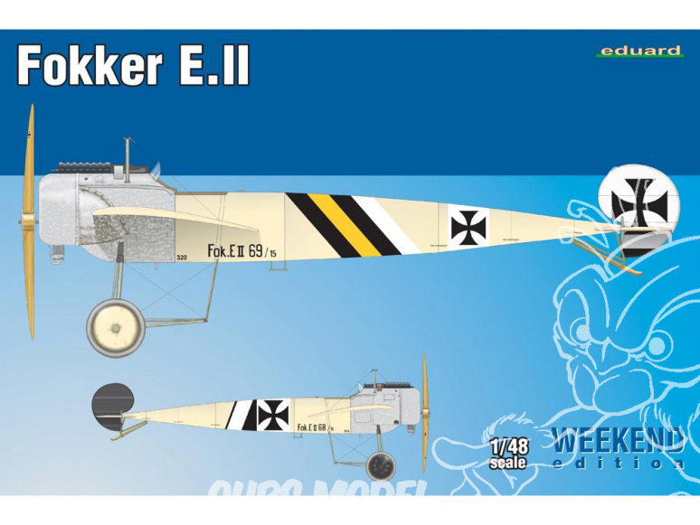 EDUARD maquette avion 8451 Fokker E.II WeekEnd Edition 1/48