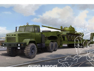 KrAZ-6446 tracteur routier (avec remorques MAZ / ChMZAP-5247G) 1/35 Hobby Boss maquette militaire 85513