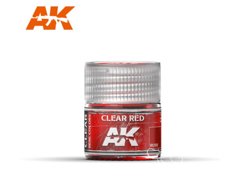 Ak interactive Real Colors RC503 Rouge translucide 10ml