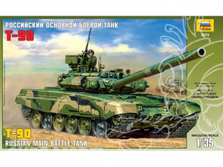 Zvezda maquette plastique 3573 Char sovietique T90 1/35