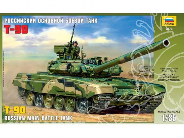 Zvezda maquette plastique 3573 Char sovietique T90 1/35