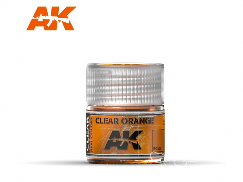 Ak interactive Real Colors RC506 Orange translucide 10ml