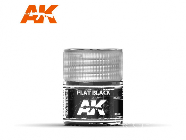 Ak interactive Real Colors RC001 Noir mat RAL9005 10ml